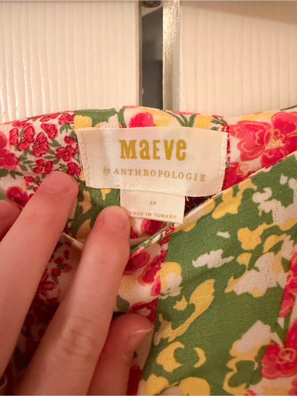 Maeve Floral Side-Slit Midi Skirt - Picture 5 of 5